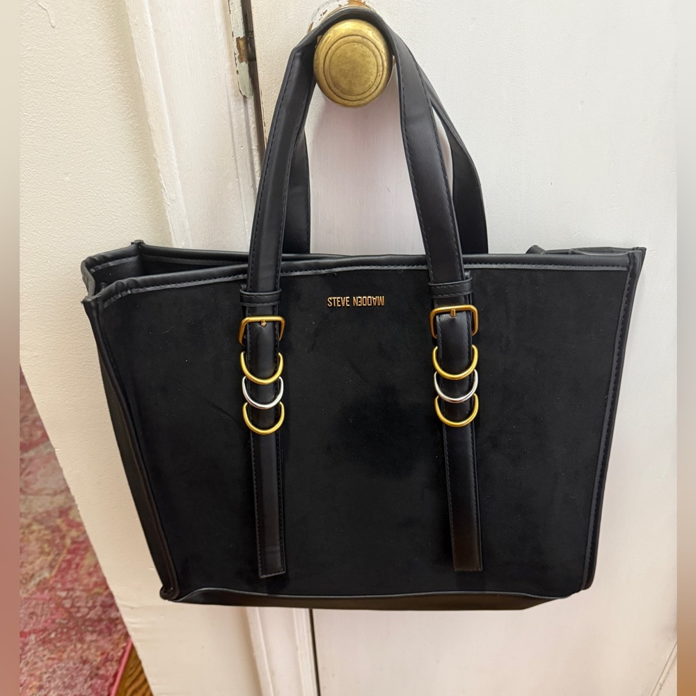Steve Madden suede tote